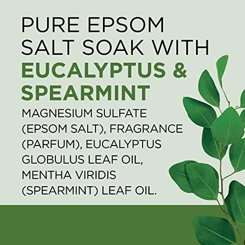 Dr Teal's Epsom Salt Magnesium Soak Relax & Relief Eucalyptus 3 lb