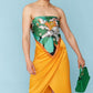 Green Eco Leather Hand Woven Bag
