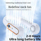 8000mAh USB Hanging Neck Fan Portable Bladeless Mini Rechargeable Mute LED Digital Display Electric Air Cooler Handheld
