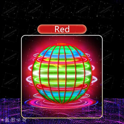 Flying Ball Children's Hand Controlled Color LED Cosmic Globe 360 ° Rotating Suspension Ball Suitable for Indoor and Outdoor Toy